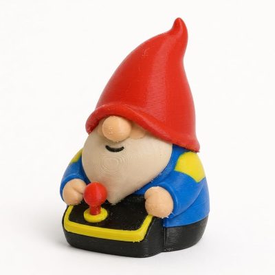 Arcade Gnome Collectible Figurine - Unique Desk Decor for Adults – 3D Printed in Canada — 3D Printed Gnomes by 3DCentral