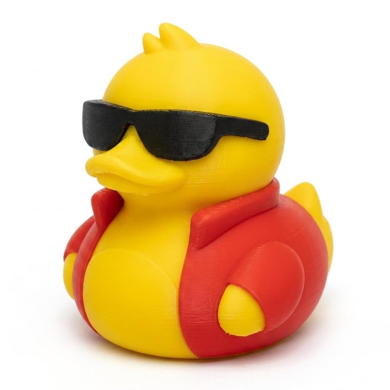 Midlife Crisis Duck Collectible Figurine - Unique Desk Decor for Adults – 3D Printed in Canada