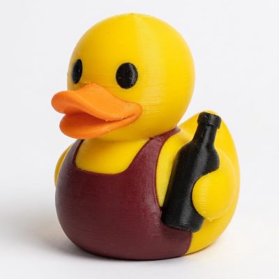 Sommelier Duck Collectible Figurine - Unique Desk Decor for Adults – 3D Printed in Canada — 3D Printed Ducks by 3DCentral