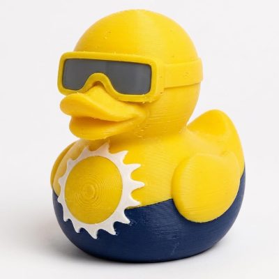 Total Solar Eclipse Duck Collectible Figurine - Unique Desk Decor for Adults – 3D Printed in Canada — 3D Printed Ducks by 3DCentral