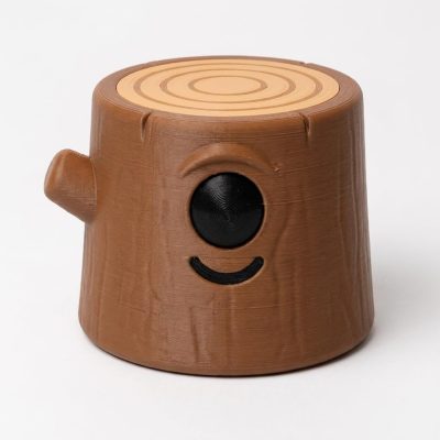 Cyclops Tree Stump Collectible Figurine - Unique Desk Decor for Adults – 3D Printed in Canada — 3D Printed Figurines by 3DCentral