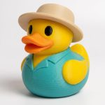 Early Retirement Duck Collectible Figurine - Unique Desk Decor for Adults – 3D Printed in Canada