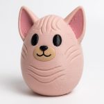 Sphinx Cat Eggling Collectible Figurine - Unique Desk Decor for Adults – 3D Printed in Canada