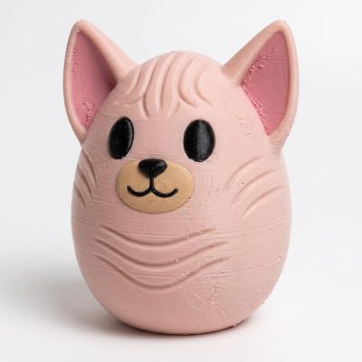 Sphinx Cat Eggling Collectible Figurine - Unique Desk Decor for Adults – 3D Printed in Canada — 3D Printed Cats by 3DCentral