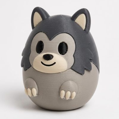 Werewolf Eggling Collectible Figurine - Unique Desk Decor for Adults – 3D Printed in Canada — 3D Printed Figurines by 3DCentral