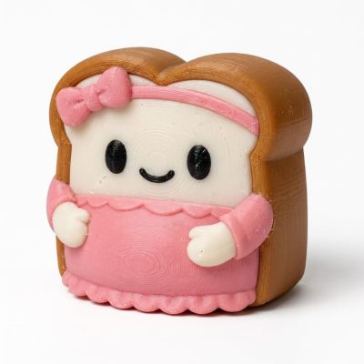 Expecting Mom Toast Collectible Figurine - Unique Desk Decor for Adults – 3D Printed in Canada — 3D Printed Figurines by 3DCentral