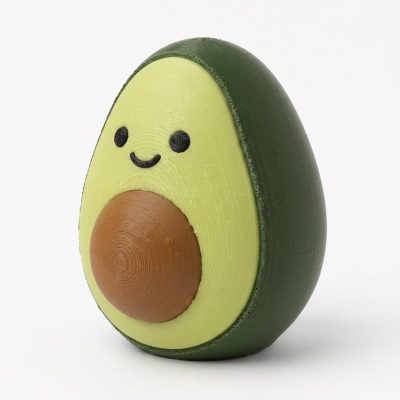 Avocado Eggling Collectible Figurine - Unique Desk Decor for Adults – 3D Printed in Canada — 3D Printed Figurines by 3DCentral