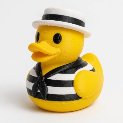 Venetian Gondolier Duck Collectible Figurine - Unique Desk Decor for Adults – 3D Printed in Canada — 3D Printed Ducks by 3DCentral