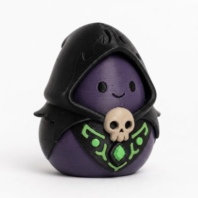 Necromancer Eggling Collectible Figurine - Unique Desk Decor for Adults – 3D Printed in Canada — 3D Printed Figurines by 3DCentral