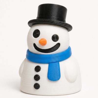 Derpy Snowman Collectible Figurine - Unique Desk Decor for Adults – 3D Printed in Canada — 3D Printed Figurines by 3DCentral