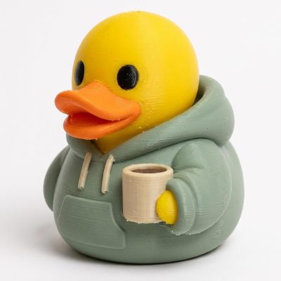 Homebody Duck Collectible Figurine - Unique Desk Decor for Adults – 3D Printed in Canada — 3D Printed Ducks by 3DCentral