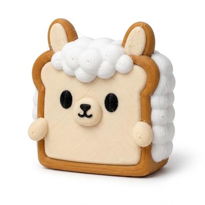 Llama Toast Collectible Figurine - Desk Decor for Adults – 3D Printed in Canada — 3D Printed Figurines by 3DCentral