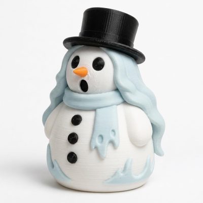 Banshee Snowman Collectible Figurine - Unique Desk Decor for Adults – 3D Printed in Canada — 3D Printed Figurines by 3DCentral