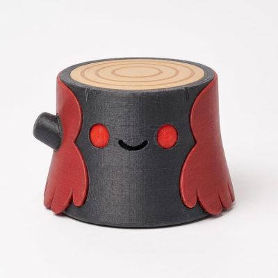 Mothman Tree Stump Collectible Figurine - Unique Desk Decor for Adults – 3D Printed in Canada — 3D Printed Figurines by 3DCentral