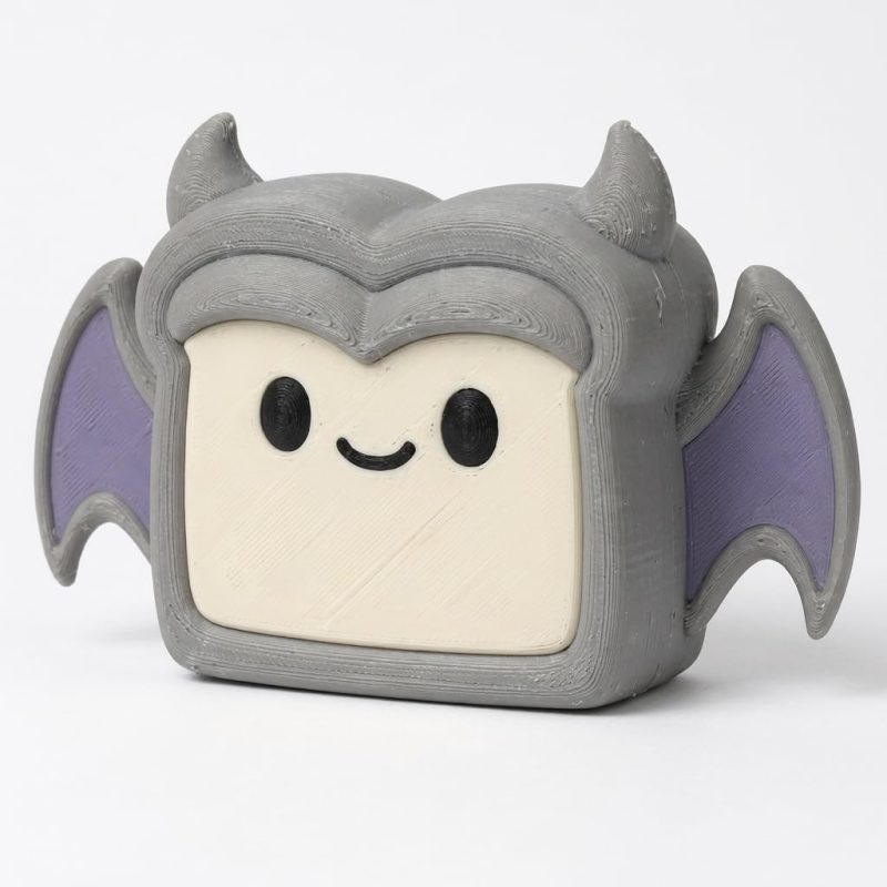 Gargoyle Toast Collectible Figurine - Unique Desk Decor for Adults – 3D Printed in Canada