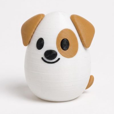 Jack Russell Terrier Eggling Collectible Figurine - Unique Desk Decor for Dog Lovers – 3D Printed in Canada — 3D Printed Dogs by 3DCentral