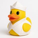 Origami Master Duck Collectible Figurine - Unique Desk Decor for Adults – 3D Printed in Canada