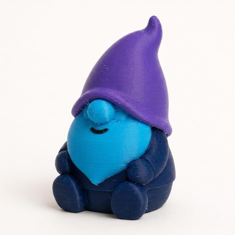 Nebula Gnome Collectible Figurine - Unique Desk Decor for Adults – 3D Printed in Canada
