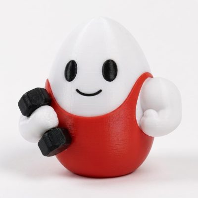 Chad Egg Eggling Collectible Figurine - Unique Desk Decor for Adults – 3D Printed in Canada — 3D Printed Figurines by 3DCentral