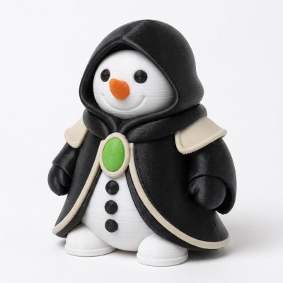 Necromancer Snowman Collectible Figurine - Unique Desk Decor for Adults – 3D Printed in Canada — 3D Printed Figurines by 3DCentral