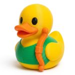 Archery Duck Collectible Figurine - Unique Desk Decor for Adults – 3D Printed in Canada