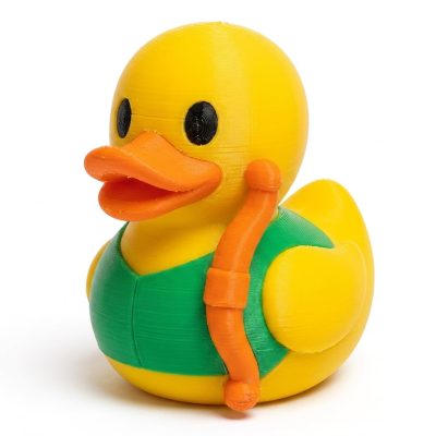 Archery Duck Collectible Figurine - Unique Desk Decor for Adults – 3D Printed in Canada — 3D Printed Ducks by 3DCentral