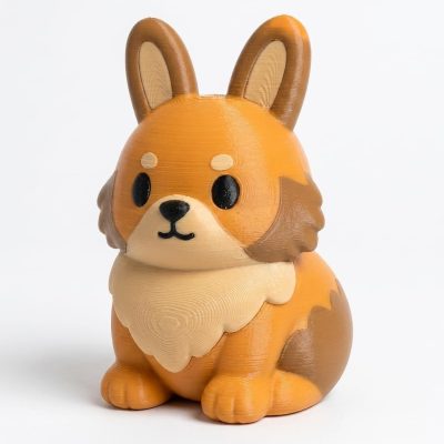 Pomeranian Bunny Collectible Figurine - Unique Desk Decor for Adults – 3D Printed in Canada — 3D Printed Bunnies by 3DCentral