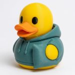 Procrastinator Duck Collectible Figurine - Unique Desk Decor for Adults – 3D Printed in Canada