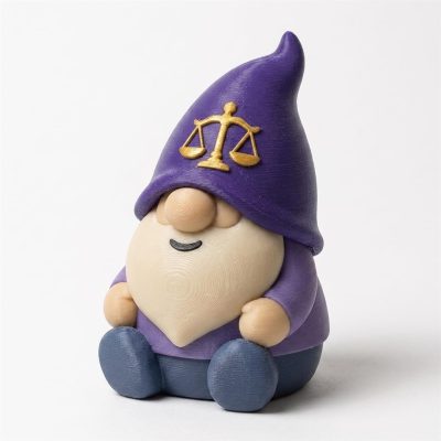 Libra Gnome Collectible Figurine - Unique Desk Decor for Adults – 3D Printed in Canada — 3D Printed Gnomes by 3DCentral