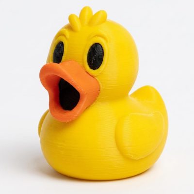 Shocked Duck Collectible Figurine - Unique Desk Decor for Adults – 3D Printed in Canada — 3D Printed Ducks by 3DCentral