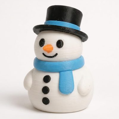 Innocent Snowman Collectible Figurine - Unique Desk Decor for Adults – 3D Printed in Canada — 3D Printed Figurines by 3DCentral