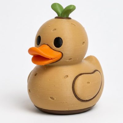 Potato Duck Collectible Figurine - Unique Desk Decor for Adults – 3D Printed in Canada — 3D Printed Ducks by 3DCentral