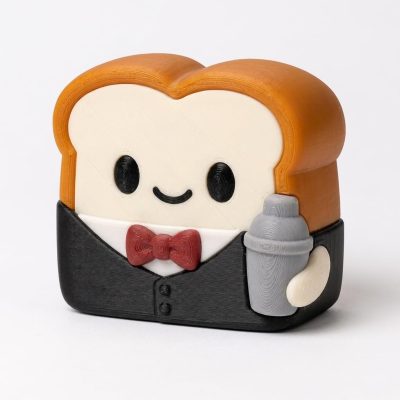 Barkeeper Toast Collectible Figurine - Unique Desk Decor for Adults – 3D Printed in Canada — 3D Printed Figurines by 3DCentral