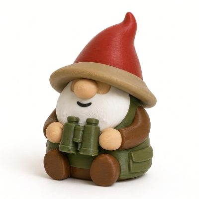 Antique Hunter Gnome Collectible Figurine - Unique Desk Decor for Adults – 3D Printed in Canada — 3D Printed Gnomes by 3DCentral