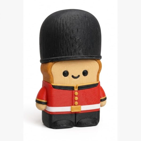 London Guard Toast Collectible Figurine – Unique Desk Decor for Adults – 3D Printed in Canada