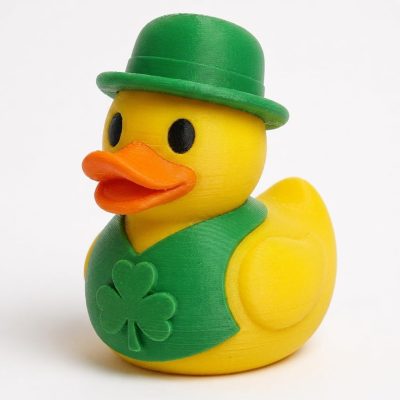 Irish Heritage Duck Collectible Figurine - Unique Desk Decor for Adults – 3D Printed in Canada — 3D Printed Ducks by 3DCentral