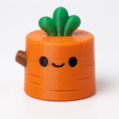 Carrot Tree Stump Collectible Figurine - Unique Desk Decor for Adults – 3D Printed in Canada — 3D Printed Figurines by 3DCentral