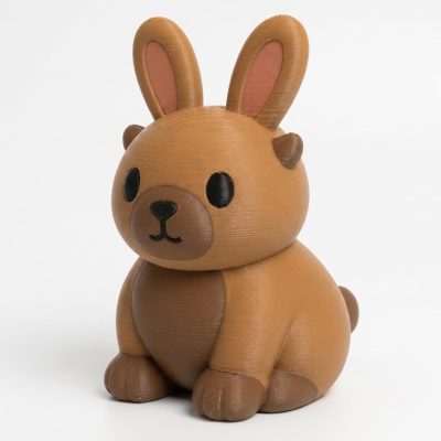 Capybara Bunny Collectible Figurine - Unique Desk Decor for Adults – 3D Printed in Canada — 3D Printed Bunnies by 3DCentral