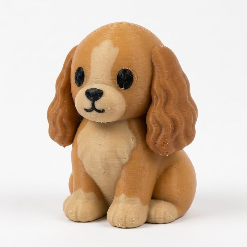 Cocker Spaniel Bunny Collectible Figurine - Unique Desk Decor for Adults – 3D Printed in Canada