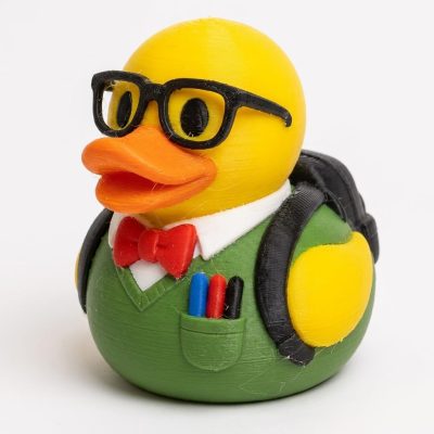 Certified Nerd Duck Collectible Figurine - Unique Desk Decor for Adults – 3D Printed in Canada — 3D Printed Ducks by 3DCentral