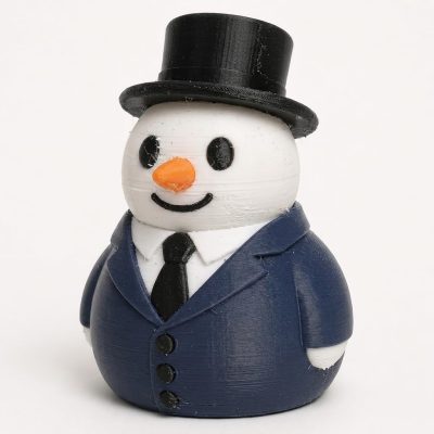 Business Snowman Collectible Figurine - Unique Desk Decor for Adults – 3D Printed in Canada — 3D Printed Figurines by 3DCentral