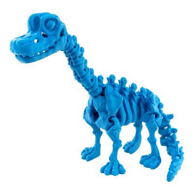 Articulated Brachiosaurus Skeleton Dinosaur Figurine – Poseable Long Neck Dino Sauropod – Halloween Gothic Desk Decor, Collectible Gift for Adults – 3D Printed in Canada — 3D Printed Dinosaurs & Prehistoric by 3DCentral