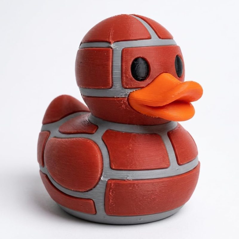Brick Wall Duck Collectible Figurine - Unique Desk Decor for Adults – 3D Printed in Canada