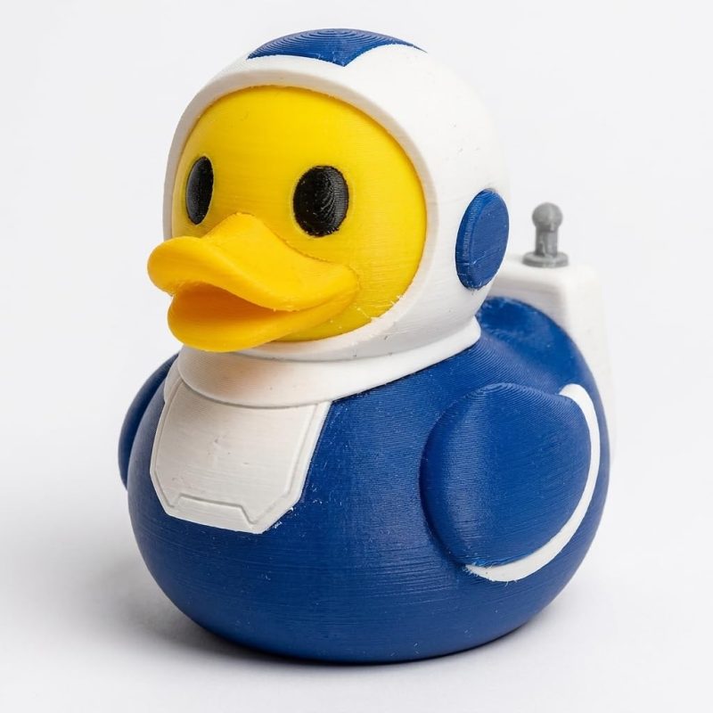 Space Force Guardian Duck Collectible Figurine - Unique Desk Decor for Adults – 3D Printed in Canada