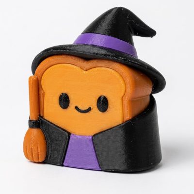 Witch Toast Collectible Figurine - Unique Desk Decor for Adults – 3D Printed in Canada — 3D Printed Figurines by 3DCentral