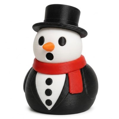 Opera Singer Snowman Collectible Figurine - Unique Desk Decor for Adults – 3D Printed in Canada — 3D Printed Figurines by 3DCentral