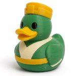 Jade Emperor Duck Collectible Figurine - Unique Desk Decor for Adults – 3D Printed in Canada
