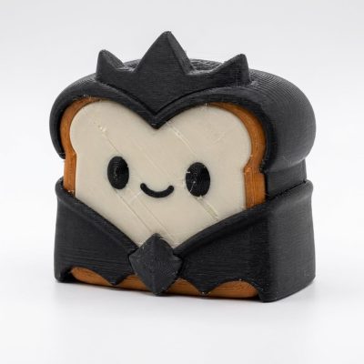 Gothic Toast Collectible Figurine - Unique Desk Decor for Adults – 3D Printed in Canada — 3D Printed Figurines by 3DCentral