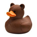 Funny Brown Bear Duck Figurine - Unique Desk Decor & Automotive Display Piece - 3D Printed in Canada