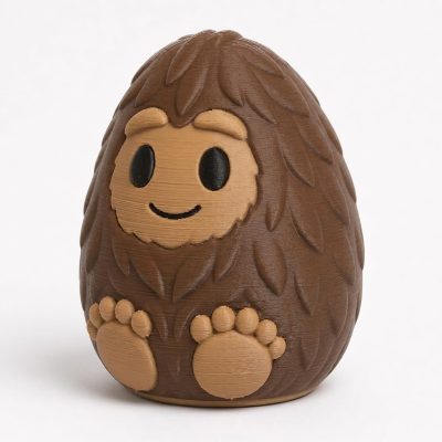 Bigfoot Eggling Collectible Figurine - Unique Desk Decor for Adults – 3D Printed in Canada — 3D Printed Figurines by 3DCentral